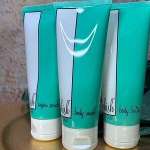 Whish Holiday Limited Edition Body Wash, Sugar Scrub & BodyButter inVanilla Mint